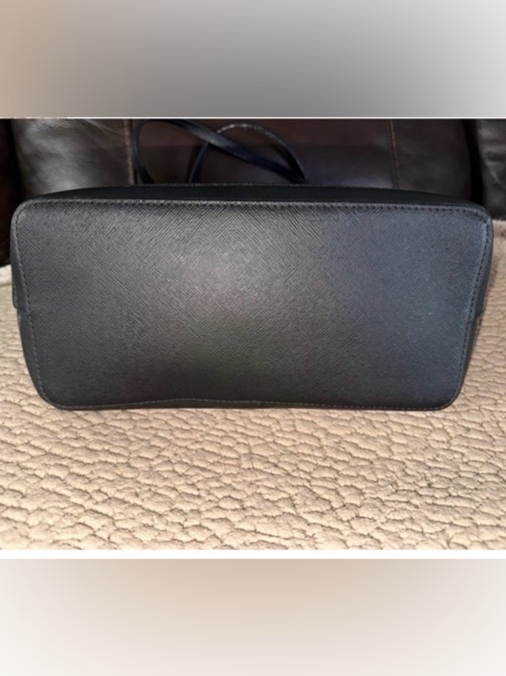 kate spade Black Striped Glitter Tote with Matching Wallet - Picture 2 of 2